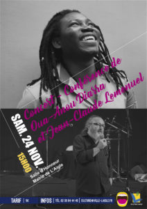 Jazz en Ouche: Concert-Conférence de Oua-Anou Diarra et Jean-Claude Lemenuel @ Salle d'honneur de la Mairie de L'Aigle